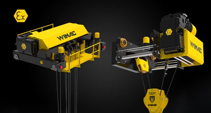 Explosion proof wire rope hoist - ATEX certified hoist Turkey